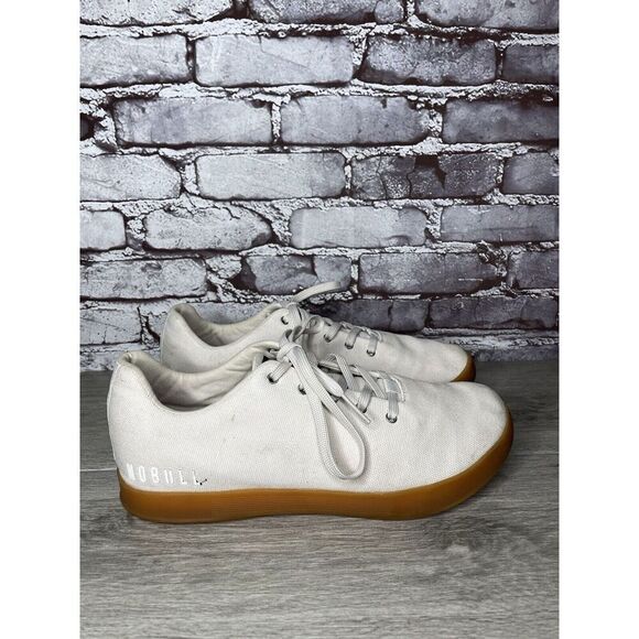 NoBull Ivory Canvas Trainer Training Lace Up Shoes Sneakers Men’s Sz 11M US/45EU main image 12